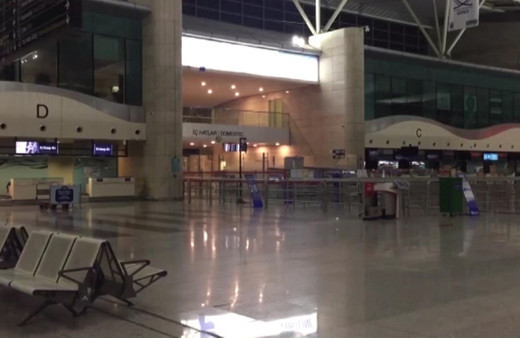 Aylık 1 milyon yolcunun kullandığı Esenboğa Havaalanı bomboş kaldı