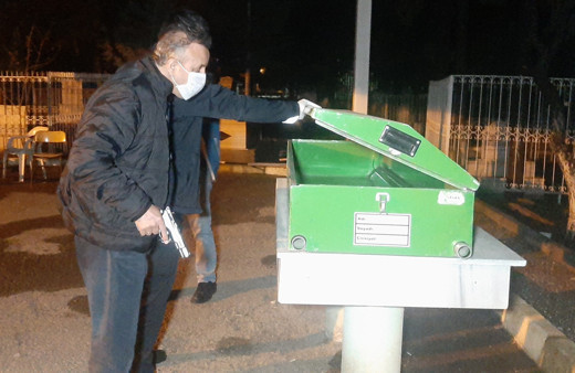 Mezarlıkta korkutan kadın çığlığı polis tabutların kapaklarını açıp kontrol etti