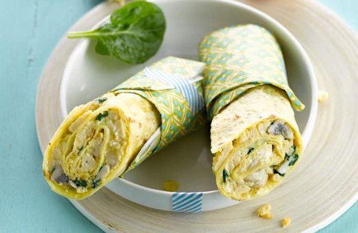 Kahvaltıda farklı bir lezzet için rulo omlet!