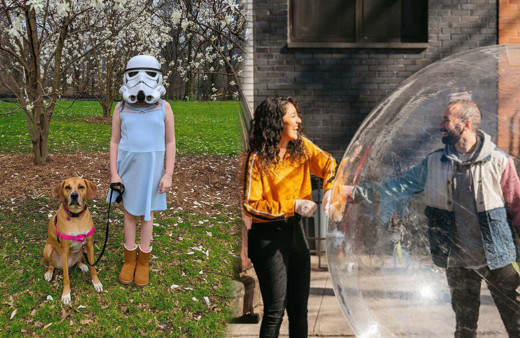 Daha neler göreceğiz Korona'dan 'korunmak' için bunları yaptılar!