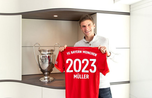 Thomas Müller, 2023'e kadar Bayern Münih'te