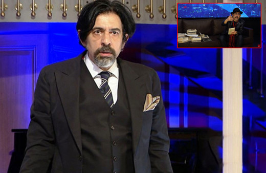 TV100 Uykusuzlar Kulübü'nde Okan Bayülgen kitap okudu! Sosyal medya sallandı