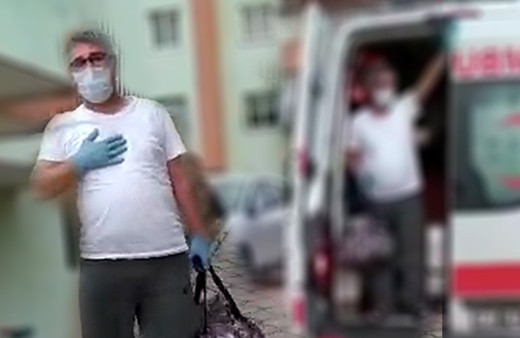 Osmaniye'de koronavirüsten taburcu oldu düğüne gider gibi evine gitti