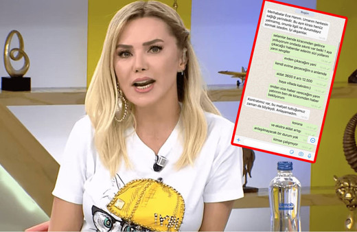 Ece Erken bu sefer ev sahibiyle kira tartışması yaptı yine mesajları ifşa etti