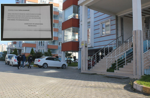 Sinop'ta sağlık çalışanları için yazılan çirkin yazıya Ordu’dan manidar yanıt