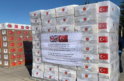 Savunma Bakanlığı açıkladı İngiltere'ye yeni koronavirüs yardım malzemesi gönderildi
