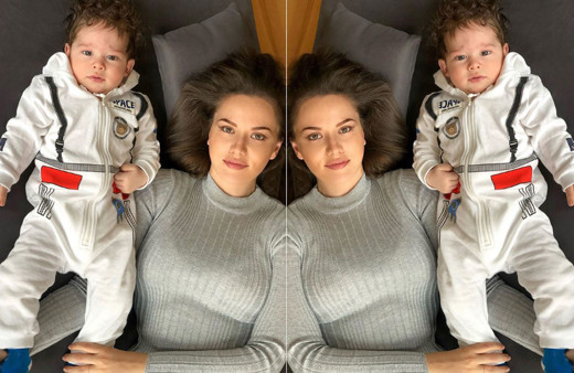 Oğlu Karan'la paylaşım yapan Fahriye Evcen yazdıklarıyla herkesi duygulandırdı