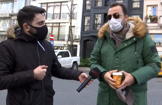 Yetkin Dikinciler koronavirüs kurallarını sallamadı üstüne muhabirine hakaret etti