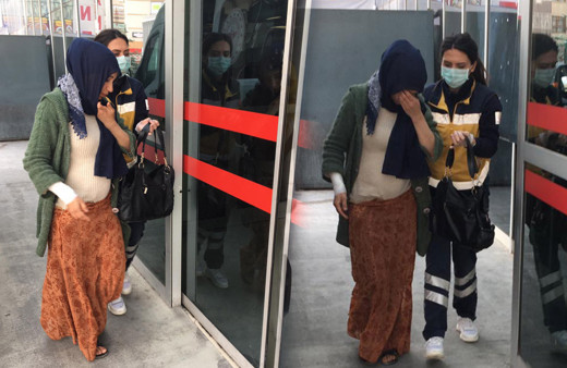 Konya'da Suriyeli ailede tartışma çıktı hamile eşini dövüp kolunu kesti