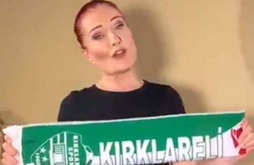 Candan Erçetin'den Kırklarelililere 'evde kal' çağrısı