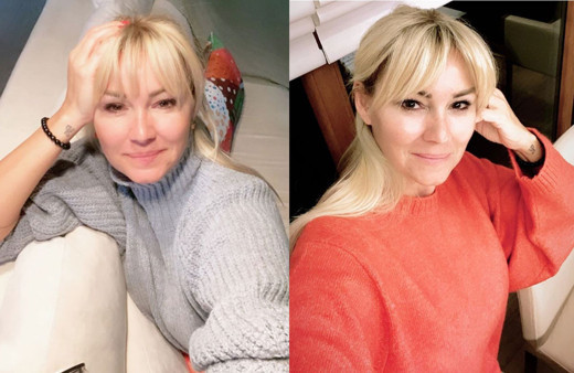 Pınar Altuğ eski fotoğraflarını paylaştı bu kez saç rengiyle olay yarattı