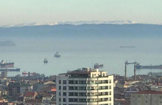İstanbul'dan cam gibi Uludağ manzarası! Mest etti
