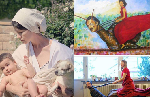 Karantina altında müthiş yaratıcılık işte sanatsal meydan okuma!