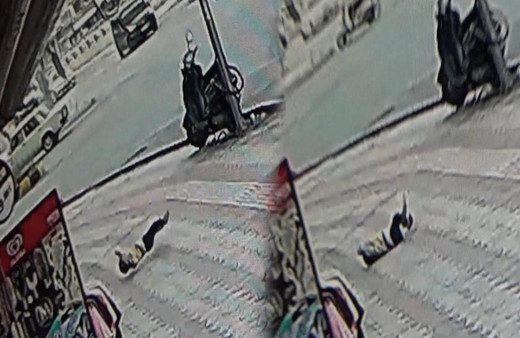 Hatay'da bebek 2'nci kattan düştü o anlar saniye saniye kaydedildi