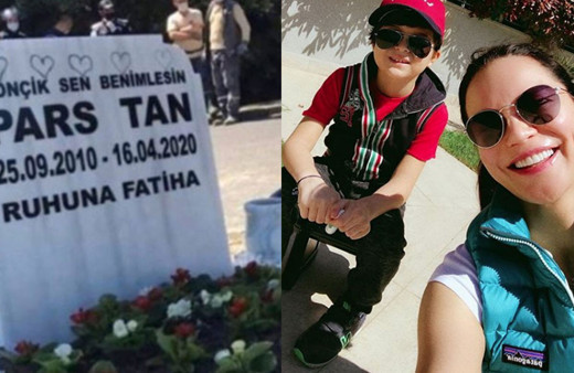 Ebru Şallı'nın oğlu Pars'ın mezarı taşınacak lenfoma nedeniyle hayatını kaybetmişti