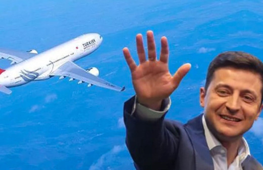 Ukrayna Devlet Başkanı Zelenskiy 'hayalim' diyerek THY'i işaret etti