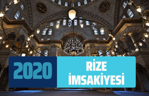 Rize imsakiye sahur vakti! 2020 Rize imsakiyesi iftar sahur saatleri