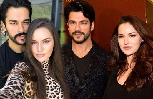Fahriye Evcen'den Burak Özçivit'li aşk pozu yazdığı not gözlerden kaçmadı