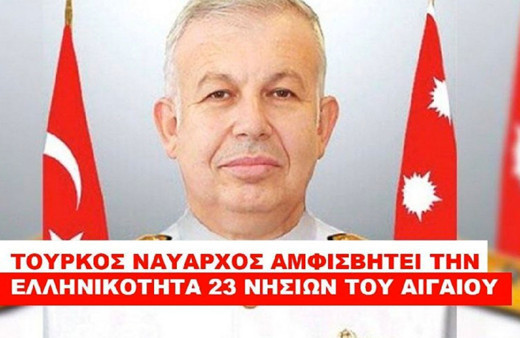 Yunan medyasından Türk amiral Cihat Yaycı'ya ölüm tehditleri