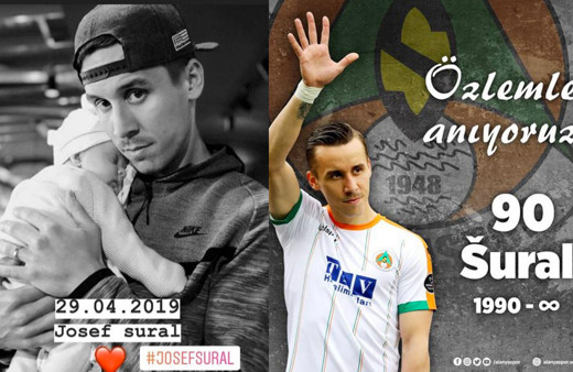 Alanyaspor'dan ölümünün 1'inci yılında Sural paylaşımı