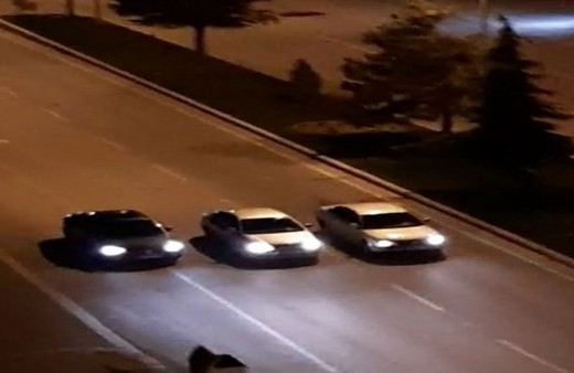 Trafikte yarış yapan otomobillere ceza yağdı