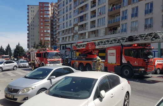 Esenyurt’ta kız öğrenci yurdunda korkutan yangın