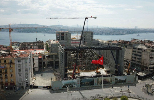 Taksim'deki Atatürk Kültür Merkezi binası yükseliyor! Opera salonu kendini gösterdi