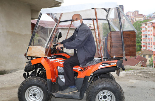 Rize'de ATV ile 2 dakikalık tur yaptı 25 bin TL ödedi