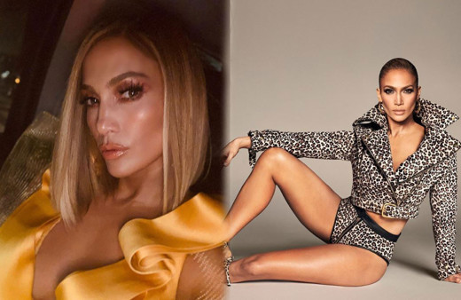 Jennifer Lopez moral vermek için elbisesiyle zıpladı beğeniler havada uçuştu!