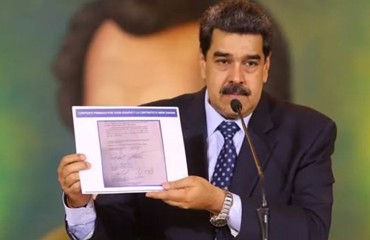 Dün elimizde kanıt var demişti! Maduro gizli anlaşmayı belgeleriyle ifşa etti