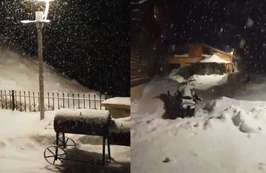 Doğu Karadeniz'e yüksek kesimlere 'kar' yağdı