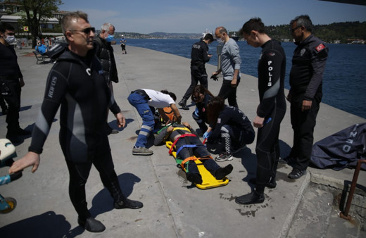 İstanbul Fatih Sultan Mehmet Köprüsü'nde mucize kurtuluş