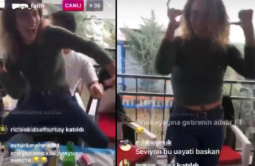 Rus kızlarla alem! Biri emniyet müdür yardımcısı diğeri komiser