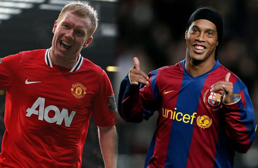 Paul Scholes'un Ronaldinho itirafı: Herkes tekme atmaya çalışıyordu