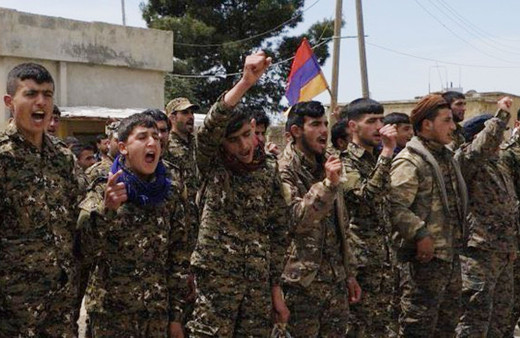 Terör örgütü YPG/PKK Ermeni taburu kurdu