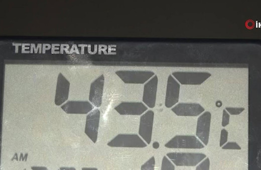 Kozan'da termometreler 43,5 dereceyi gösterdi! Kendilerini soğuk suya attılar