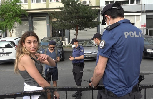 Şişli'de ceza yazılan kadından gazeteciye tehdit: Peşini bırakmayacağım