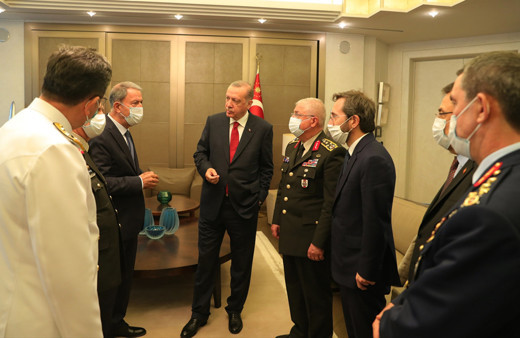 Cumhurbaşkanı Erdoğan başkanlığında güvenlik toplantısı gerçekleştirildi