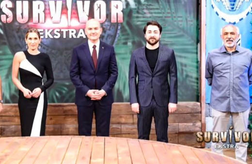 İçişleri Bakanı Süleyman Soylu'dan Survivor Extra programına ziyaret