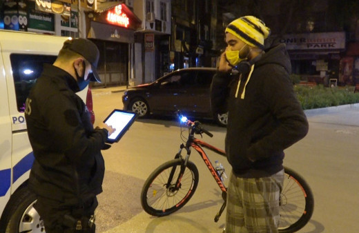 Isparta'ta sokağa bisikletiyle çıktı cezayı yedi savunması şaşırttı