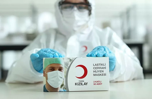 Kızılay maske fabrikasında yeniden üretime başladı