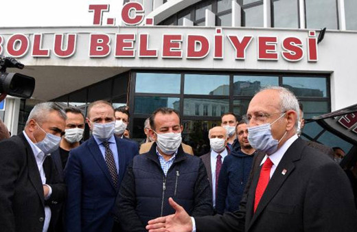 Kılıçdaroğlu Bolu Belediyesi'ni ziyaret etti