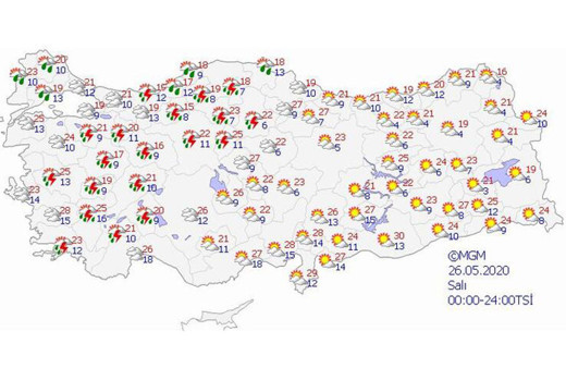 Bu saatlere dikkat! Meteorolojiden 10 il için sağanak yağış uyarısı