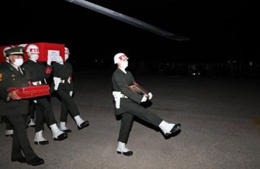 İdlib şehidi memleketi Elazığ'a getirildi