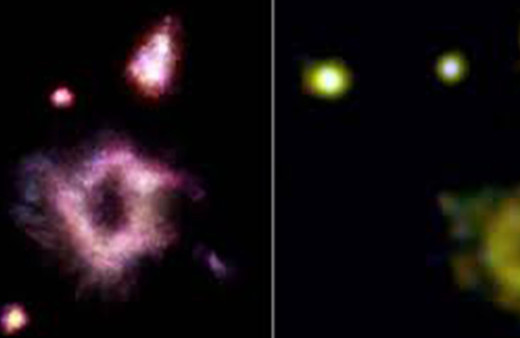 Gökbilimciler  "kozmik ateş çemberi" galaksisini keşfetti