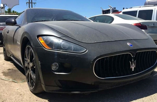 Interpol'ün her yerde aradığı 700 bin liralık Maserati Konya'da bulundu