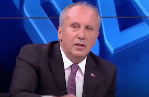 Erdoğan'ın konuşması canlı verilince Muharrem İnce yayını terk etti