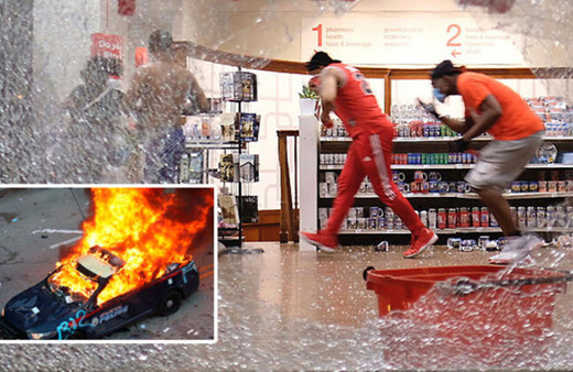 ABD'de George Floyd öfkesi dinmiyor yüzbinlerce insan sokaklarda! Polisler vuruldu, ölü ve yaralı var