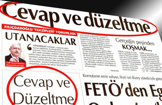 Kemal Kılıçdaroğlu 1 günde 3 tekzip yayınlayan Cumhuriyet'i böyle savundu