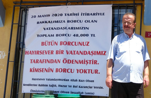 İstanbul'da hayırsever kadın mahallenin 20 yıllık veresiye borcunu ödedi